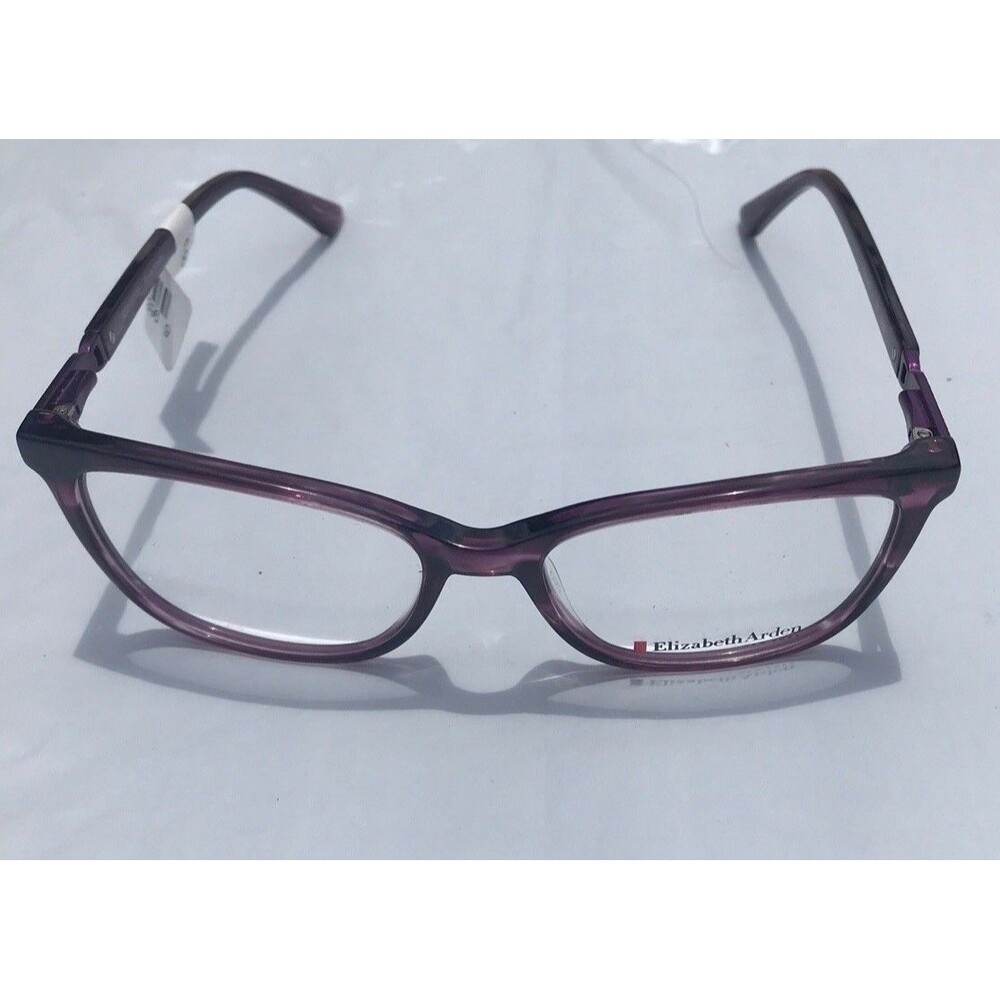 Elizabeth Arden Eyeglass Frame EA1201-2 Women Purple Tortoise Cat Eye 52-16-140